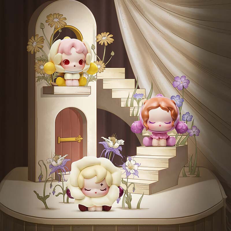 2026 Bubble New Product Authentic [Four Acts of Flowers Series] Cute Toy Figurines Skullpanda Blind Box