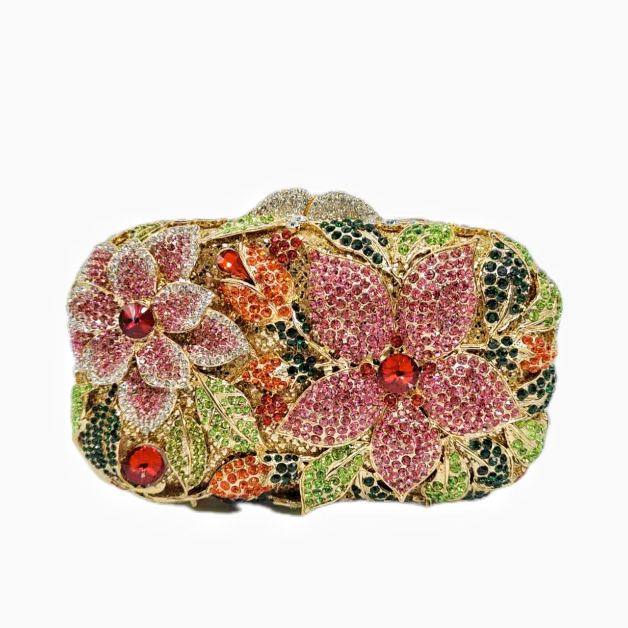 * Cross-border nuevo metal hueco con diamantes bolso de mano ropa de fiesta bolso de cristal bolso de mano