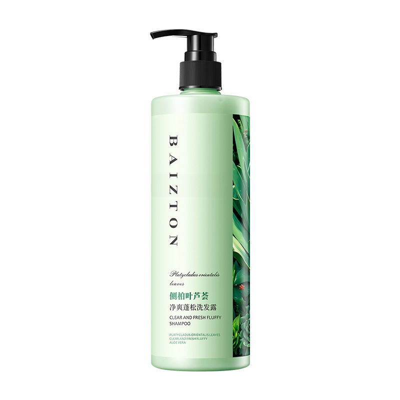 Bai Zhen Tang Bai Ye Jing Aloe Shampoo Refrescante Loosen Lotion Limpieza Profunda Humectante Shampoo para el Cabello Reparación