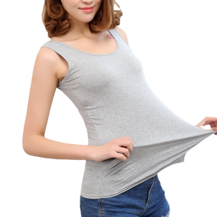 Summer solid color bra top