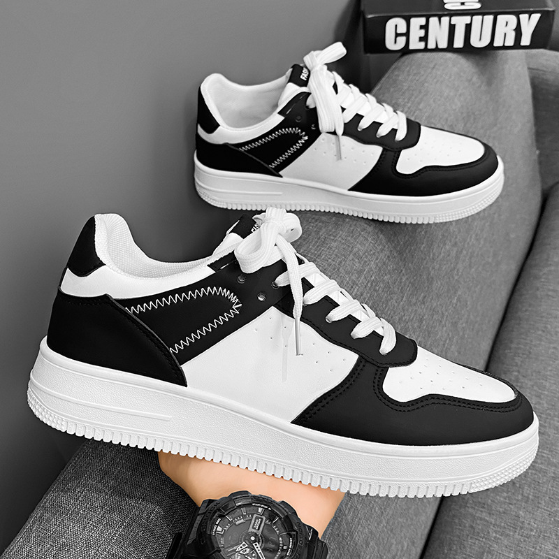 Zapatos de Moda para Hombre, Primavera 2026, Nuevas Zapatillas Bajas Transpirables y Versátiles, Zapatos Blancos para Estudiantes Masculinos, Zapatos Casuales