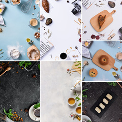 Large-size double-sided 3D three-dimensional tree shadow light and shadow photography shadow background paper photo props still life food beauty ornaments