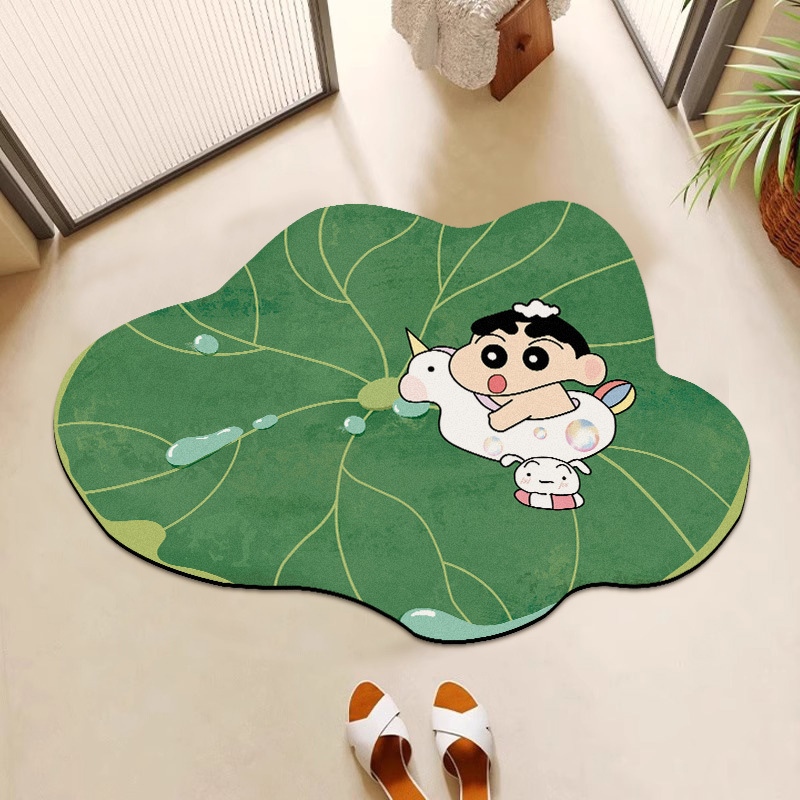 アニメ浴室マット珪藻泥吸水速乾足マット汚れに強いトイレの入り口のアイデア滑り止めマット|undefined