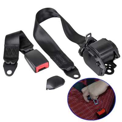 Car seat belt Three-Point Automatic Retractable Safety - total-length-34m-electrophoresis-k3-all-inclusive-45cm-webbing