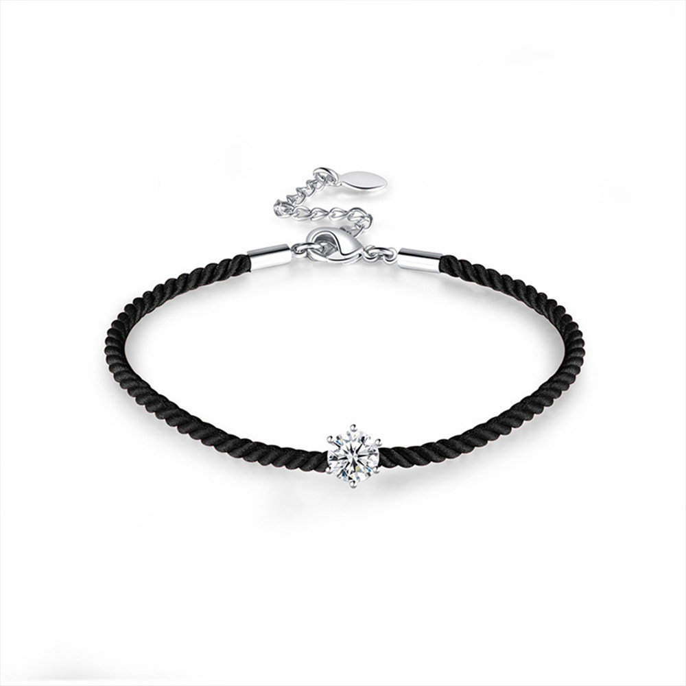 Sterling Silver Simple Style Geometric Flower Plating Bracelets display picture 9