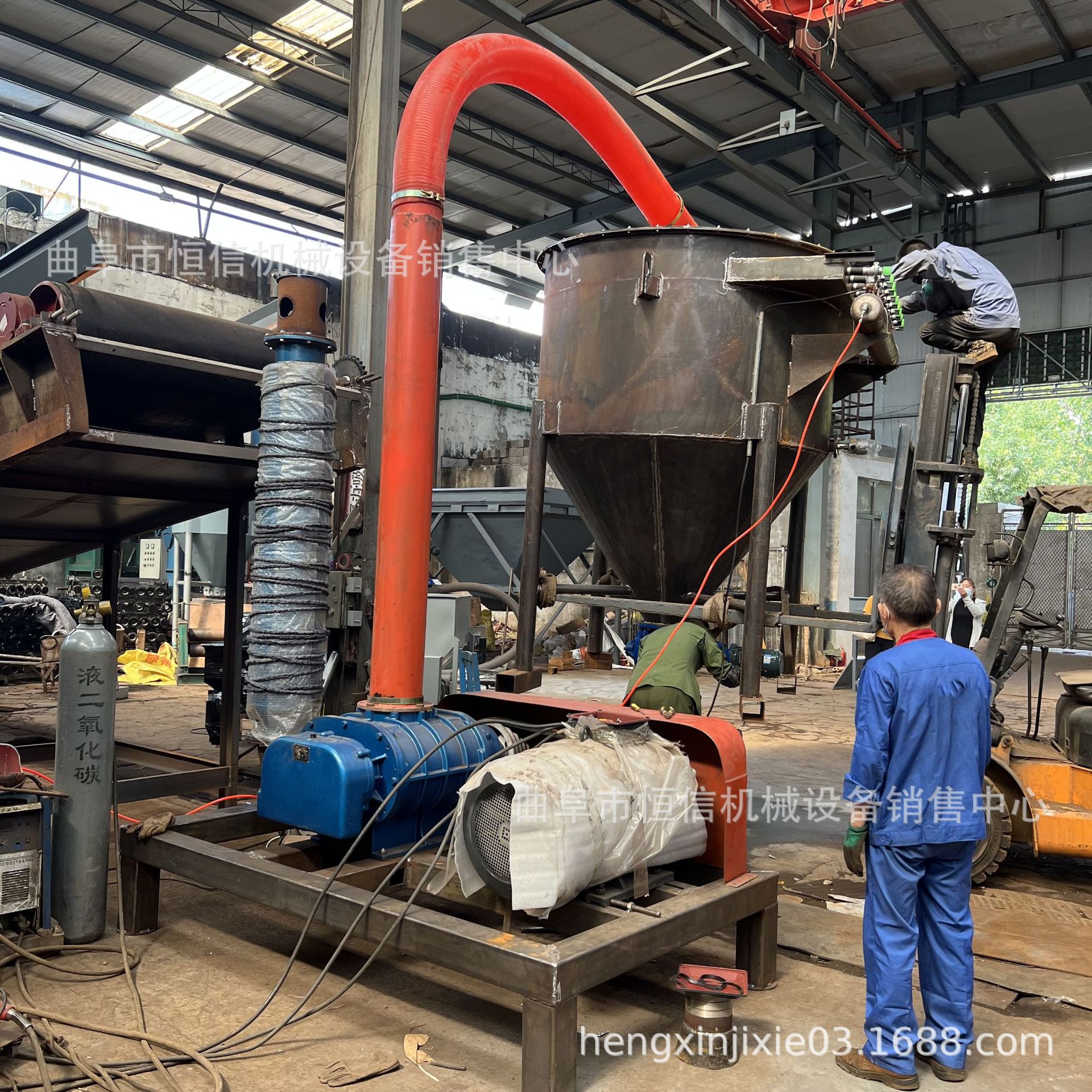 工业粉尘散灰出入库气力吸灰机 125型粉煤灰气力吸灰机zcjb 直供