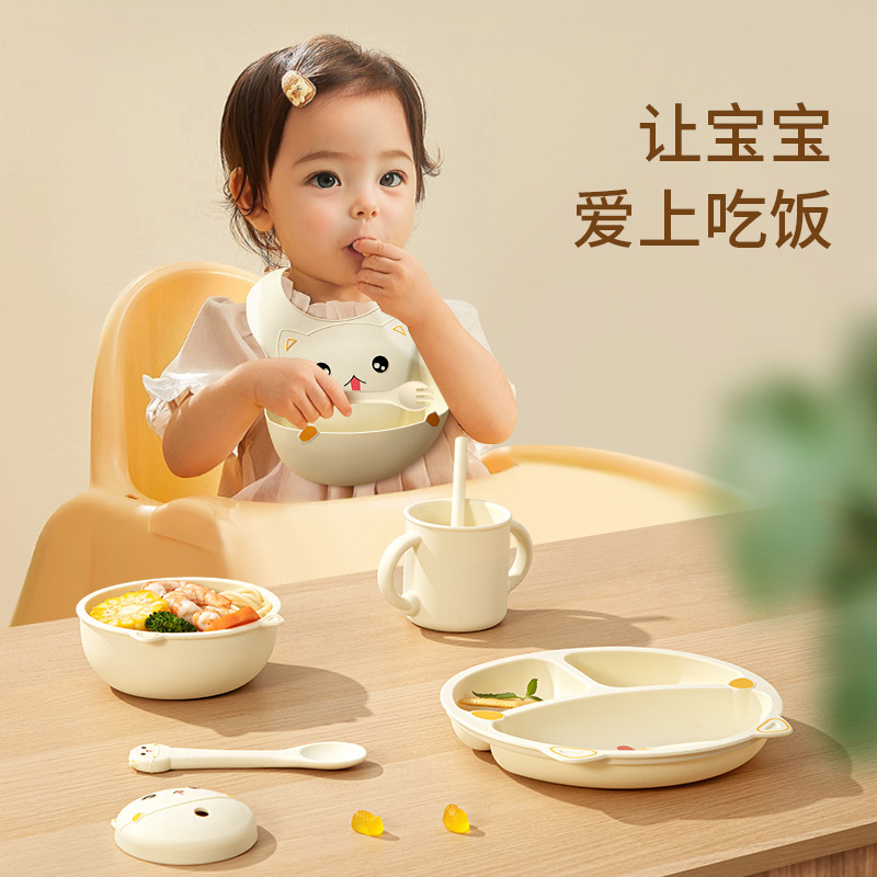 Plato de comedor para bebés Plato dividido Plato de comedor para bebés Plato de comedor para bebés Plato de comedor