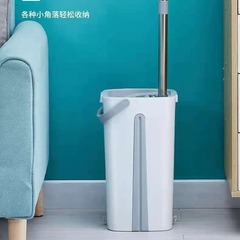 家庭用モップ、ワンタッチで掃除完了、新型フラットモップ、手洗い不要、モップバケツ、楽々モップ、スクイーズモップ、卸売