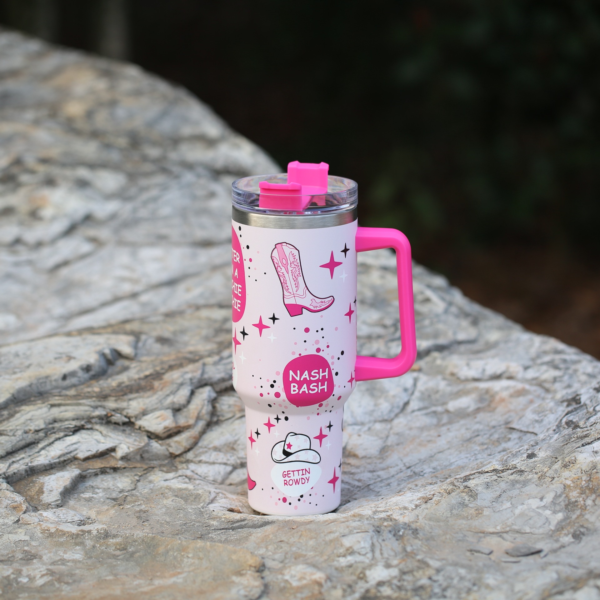 Cute Letter 304 Stainless Steel Water Bottles 1 Piece display picture 9