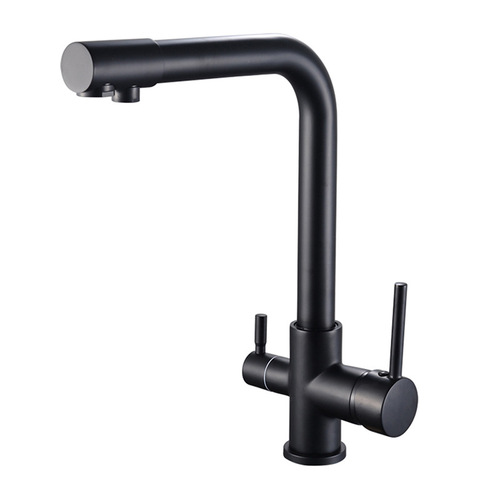 Cross-border all-copper three-in-one water purifier kitchen faucet hot and cold household sink faucet sink sink faucet
