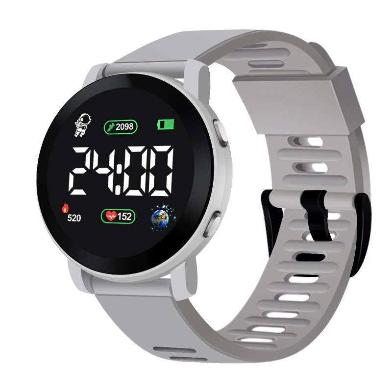 Children's Digital Travel Watch — Waterproof, Silicone Strap, Time & Date Display (Multiple Colors)