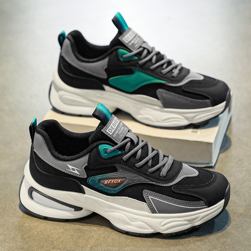 2026 primavera nuevos zapatos de hombre transpirables zapatos de malla antiolor zapatos deportivos ociosos de moda universal zapatos de moda con suela gruesa