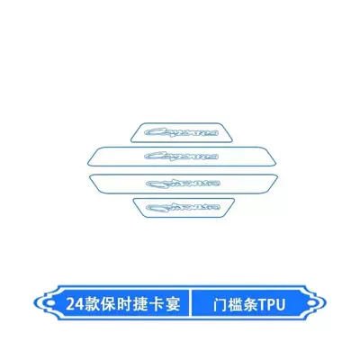 Car interior film Interior Tpu Film Screen Film - 24-25-models-door-sill-strip-film