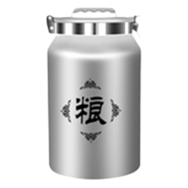 Fuhai Thickened Aluminum Barrel Vacuum Barrel Grain Storage Tank Tea Sealed Barrel Insect Proof Moisture Proof Rice Barrel Tea Tanks