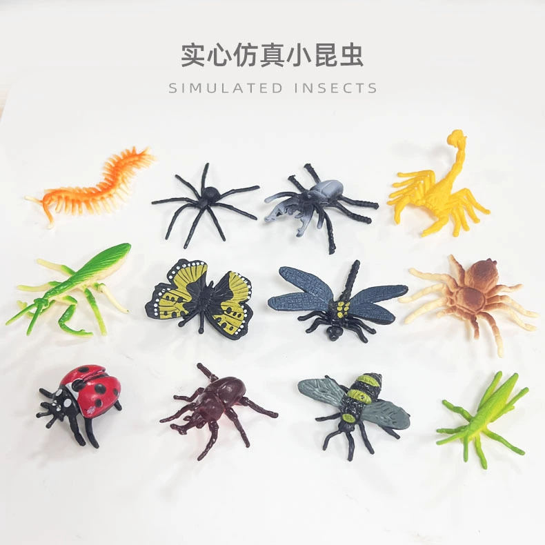 Small realistic cognitive toy from soft rubber, scorpion, spider