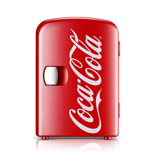 Coca-Cola Mini Small Car Home Dual-Use Cooling and Heating Box Bluetooth 4L Classic Car Refrigerator Cross-border Gift Wholesale