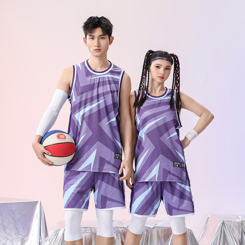 バスケットボールユニフォームスーツメンズカスタムバスケットボール服夏の学生チームゲームトレーニングチームユニフォームアメリカンジャージカスタマイズ|undefined