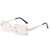 Sunglasses, fashionable glasses solar-powered, 2024 years, European style, internet celebrity