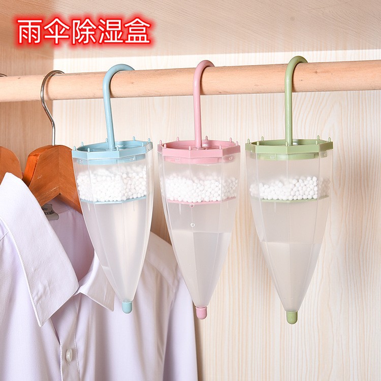 Wardrobe umbrella dehumidification box, hanging creative moisture-absorbing dehumidifier storage box, indoor moisture-proof desiccant dehumidification bag