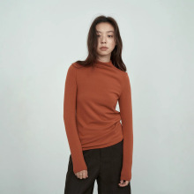 爱与南希十三行冬韩系半高领加绒高弹保暖修身显瘦打底衫女41315