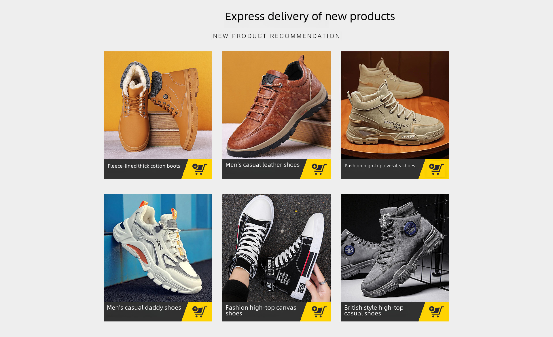 Vinterstøvler Herrestøvler med høy topp, snøstøvler til alle anledninger, fritidsstøvler, fleecefôrede, varme bomullssko, sikkerhetssko med tykk såle_voghion.com