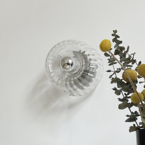 Minimalist Medieval Style Bauhaus Glass Wall Lamp Nordic Retro Personality Balcony Corridor Staircase Entrance Wall Lamp