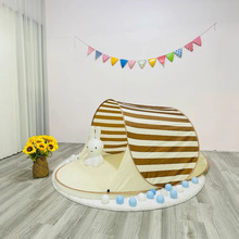 ins户外帐篷批发 露营出游帐篷便携可折叠室内儿童游戏玩具娃娃屋