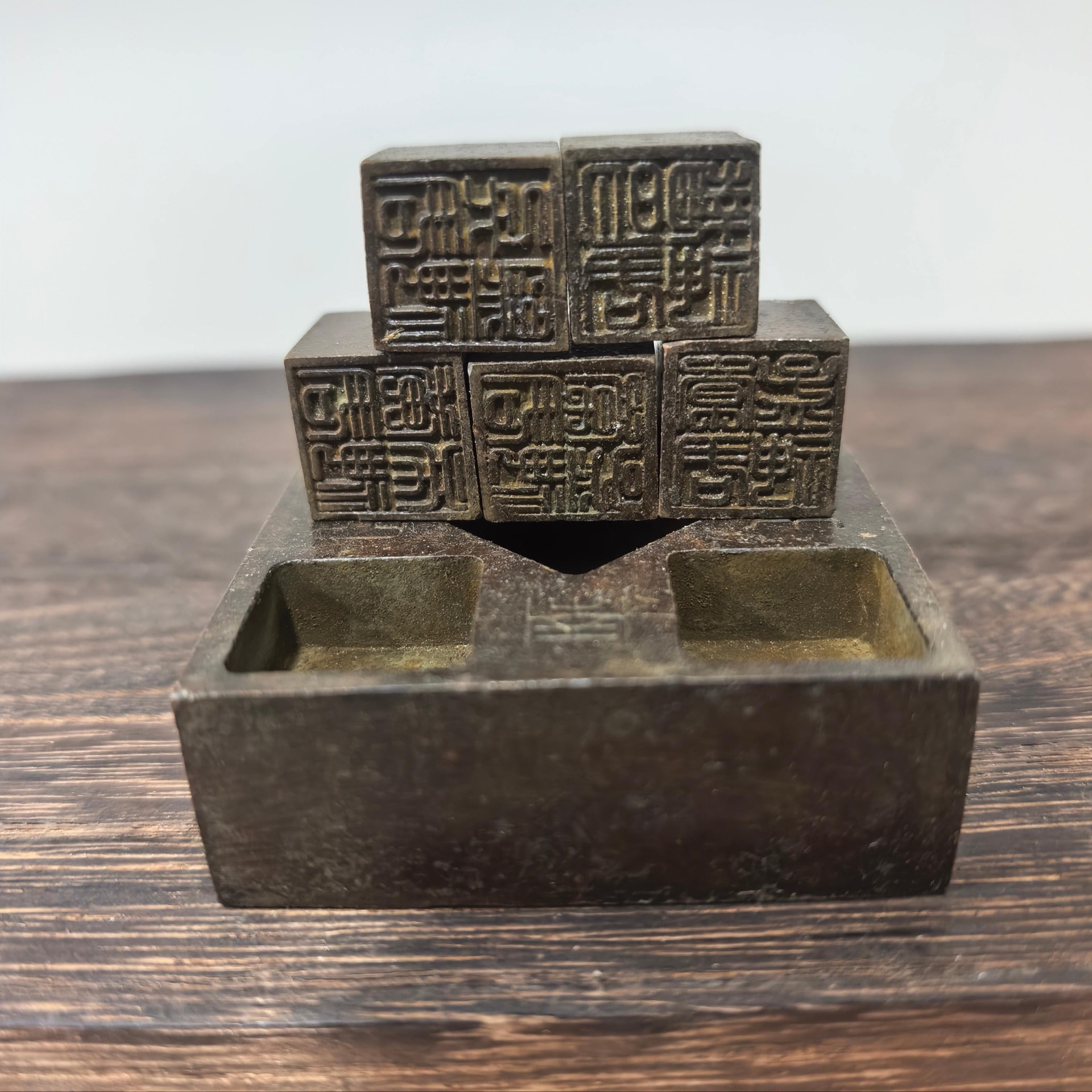 古玩铜仿古印章四大神兽雕刻铜印章家用书房桌面摆件做工精细-阿里巴巴