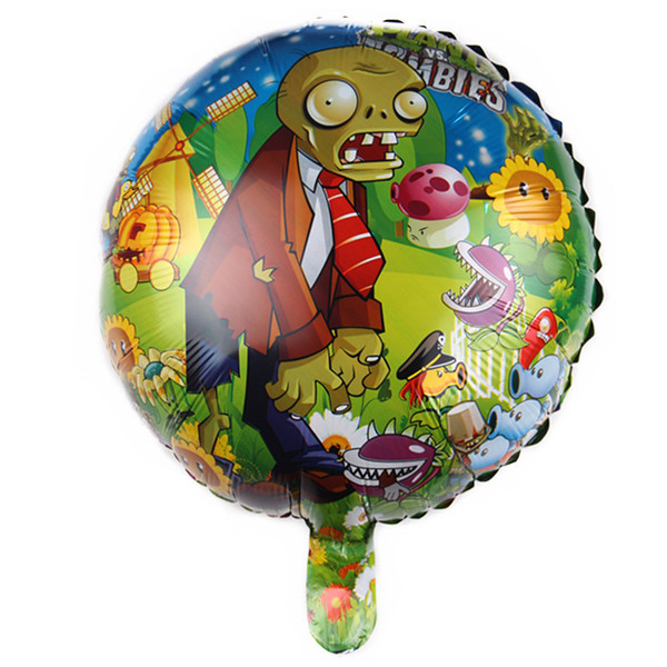 cartoon Plants vs. Zombies