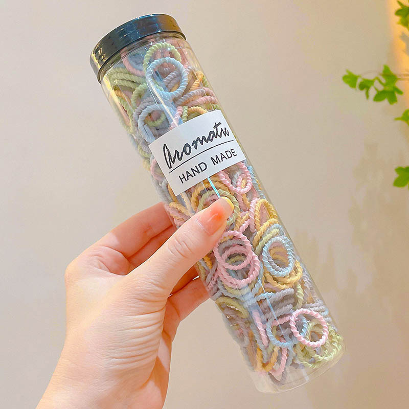 Coletero de Goma Elástica Simple, Sin Costuras, para Cola de Caballo Alta, Cinta para el Cabello, Accesorio para Moño Simple