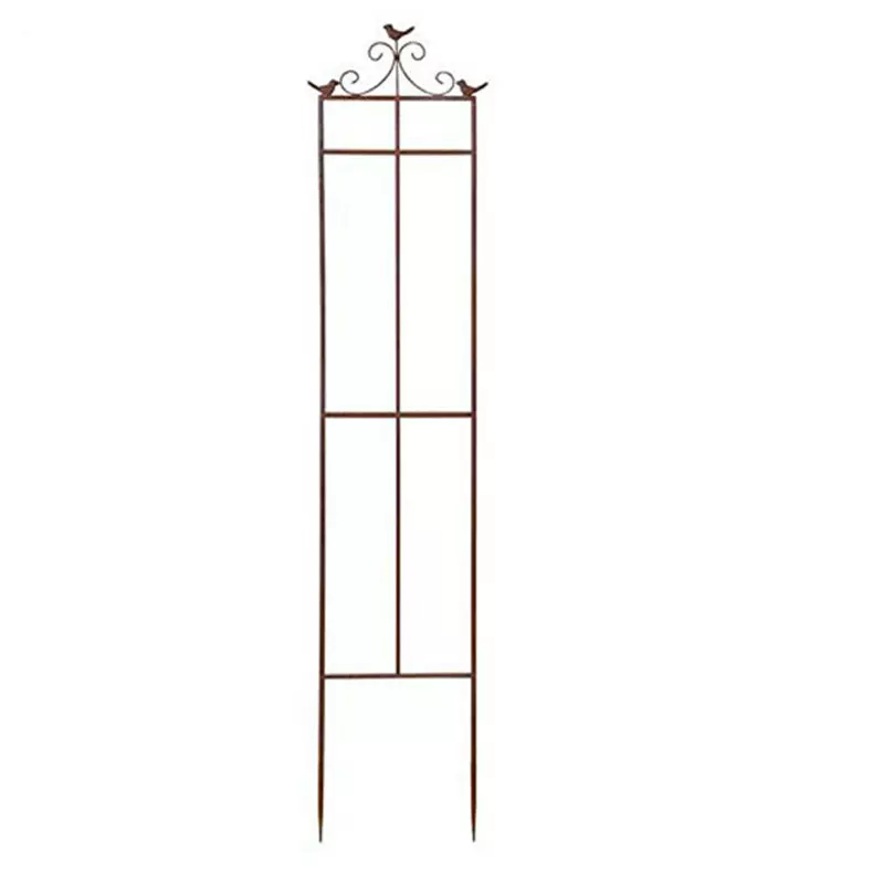 铁艺网格植物爬藤架花架铁线莲支架花园栅栏围栏庭院花插片