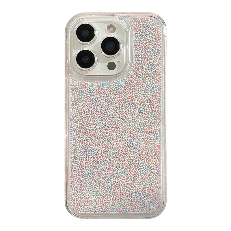 简约彩色小球适用16promax苹果15手机壳iphone14滴胶13硬套16防摔|undefined