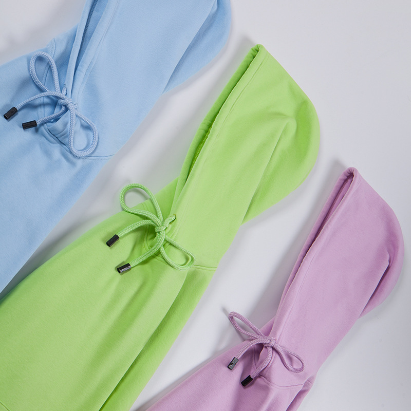 Hombres pesado engrosada suéter con capucha nuevo color sólido algodón suelto ameikaji HOODIE abrigo otoño capucha