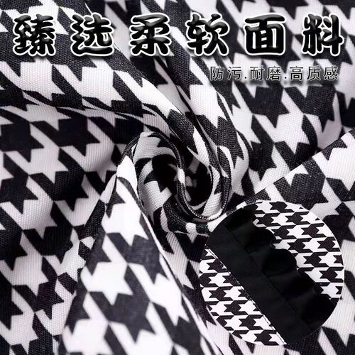 Canvas apron wholesale princess style apron houndstooth blouse kitchen cooking apron restaurant western style work clothes for women