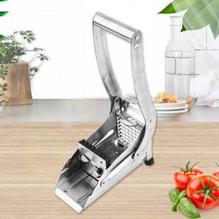 French Fries Slicer Potato Slicer Machine Stainless Steel Potato Slicer Kitchen Cucumber Slicer Manual Potato Press
