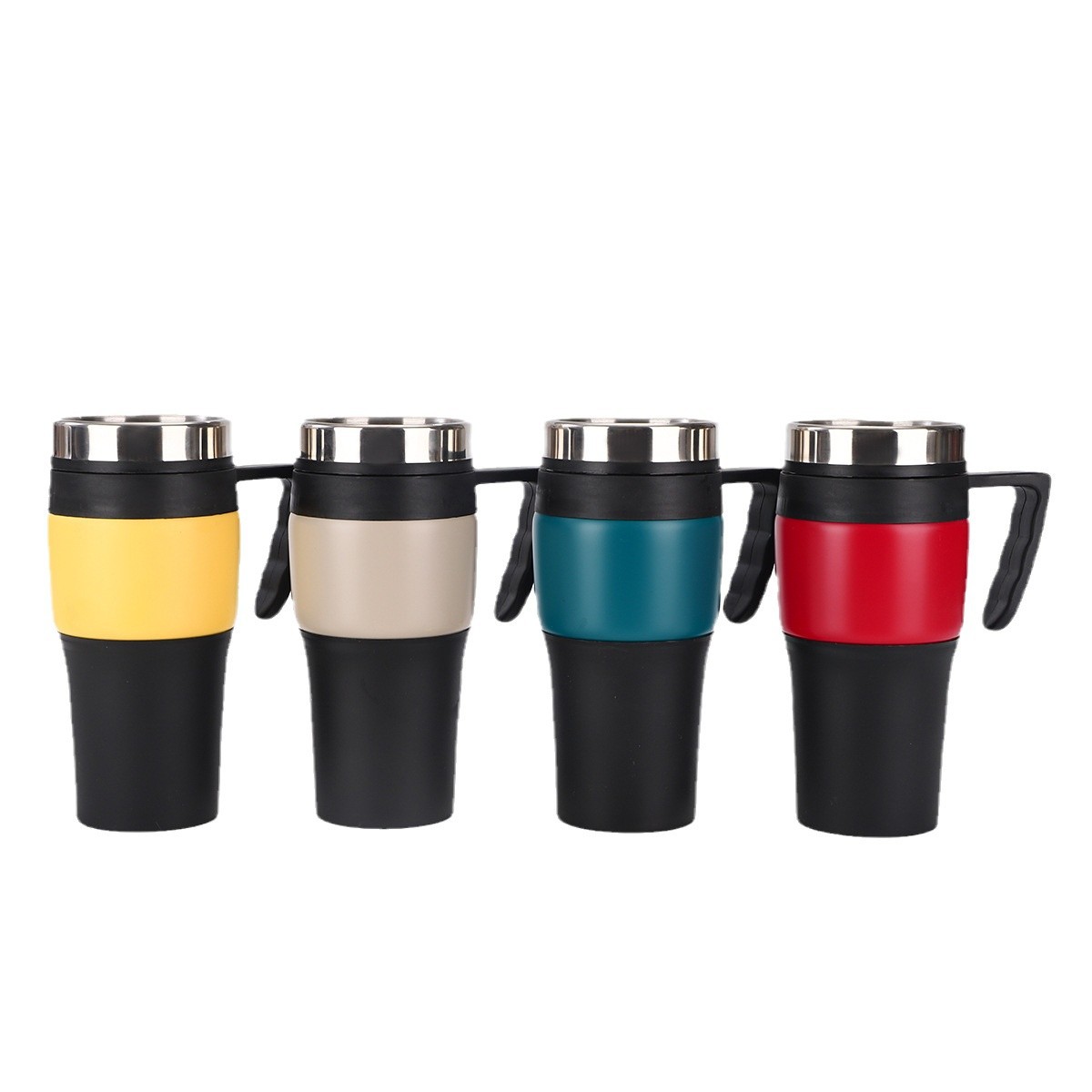 Nuevos productos transfronterizos creativos de automóviles tazas de bebida directa Amazon tazas de agua deportivas con mango tazas de plástico portátiles al por mayor