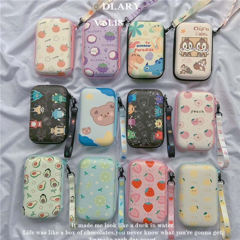 Hard Drive Mobile Power Wrist Lanyard Storage Bag Coin Purse Rectangular Cartoon Headphone Charger Cable Storage Box Hard Drive Mobile Power Wrist Lanyard Storage Bag Coin Purse Rectangular Cartoon Headphone Charger Cable Storage Box
