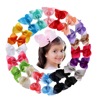 Children's hairgrip with bow, cute hair accessory, 12cm, Korean style, 20 colors