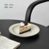 Stoneware Cake Pan-Sesame White