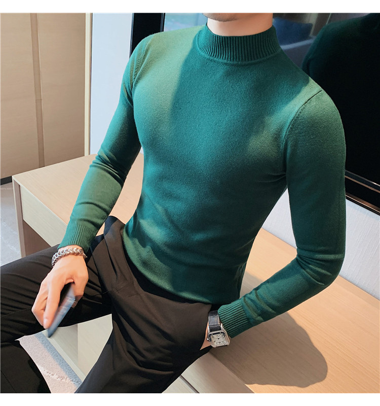 Men's Half Turtleneck Sweater 1