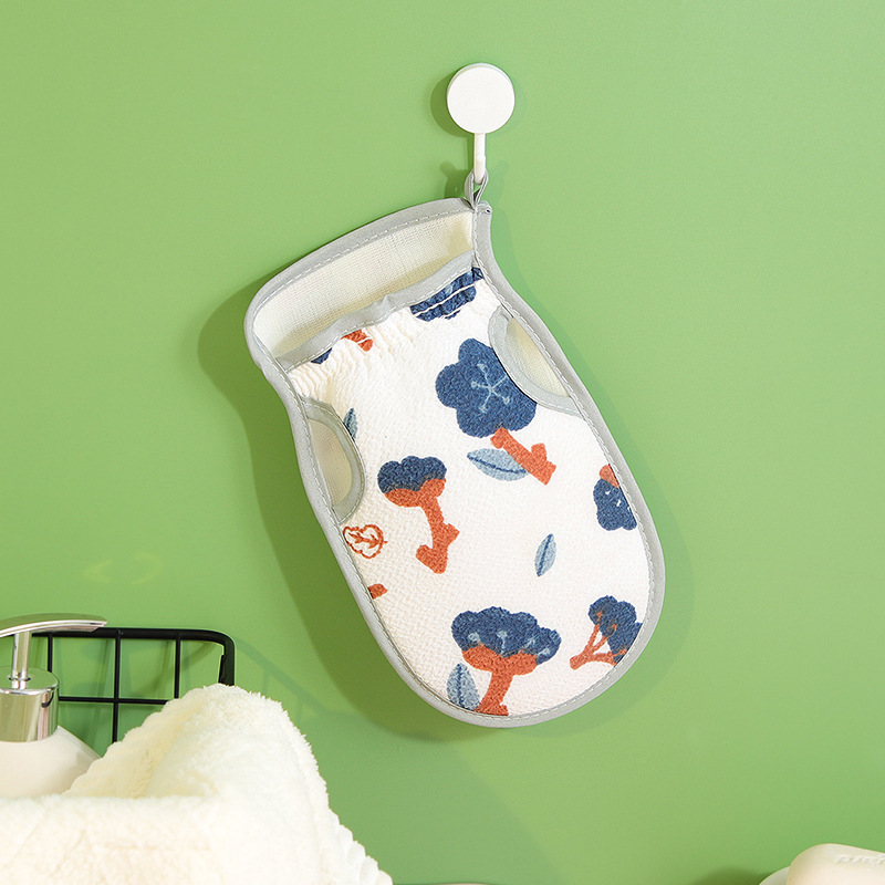 Pulgares con fugas Toalla de baño de barro con impresión gruesa fuerte de doble capa