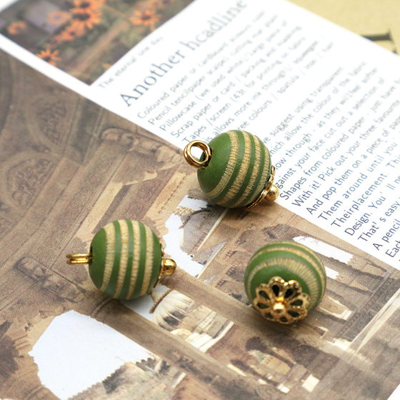 New Chinoiserie Engraved Wooden Ball Button Wooden Bead Button Cheongsam National Style Clothing Decorative Buckle diy Jewelry Accessories