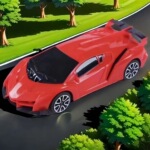 儿童玩具跑车赛车警车跑车玩具汽车模型男孩小车滑行惯性六一礼物