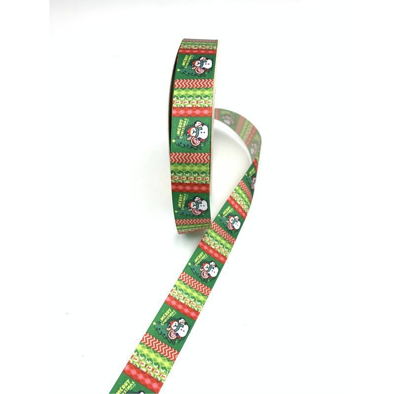 2. cinta de Navidad de 5cm Impresión digital SERIE DE Navidad decoración de fiesta caja de regalo de embalaje Transferencia de Calor impresión cinta lote