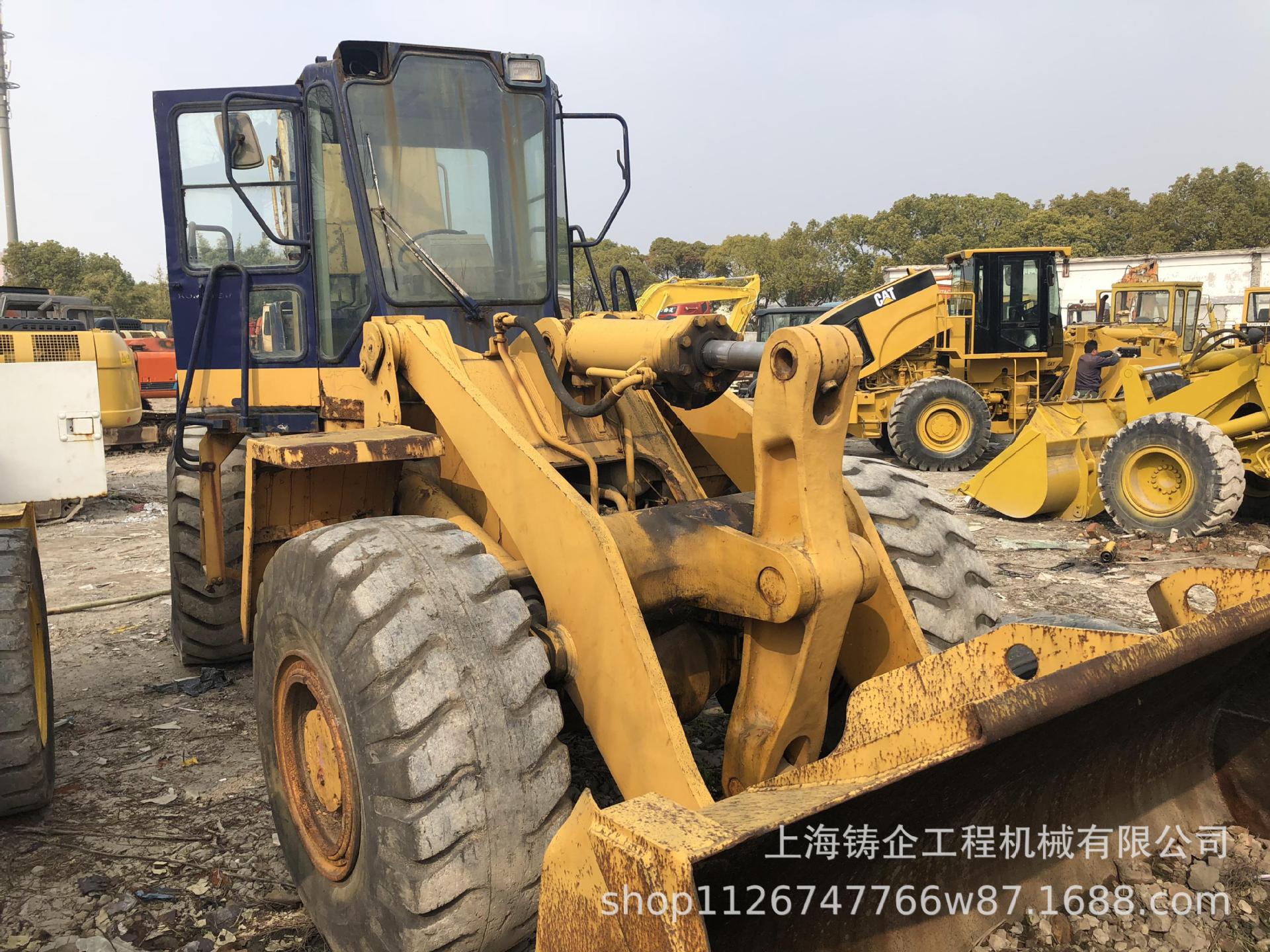 九成新小松WA450装载机6吨铲车机械价格多少钱