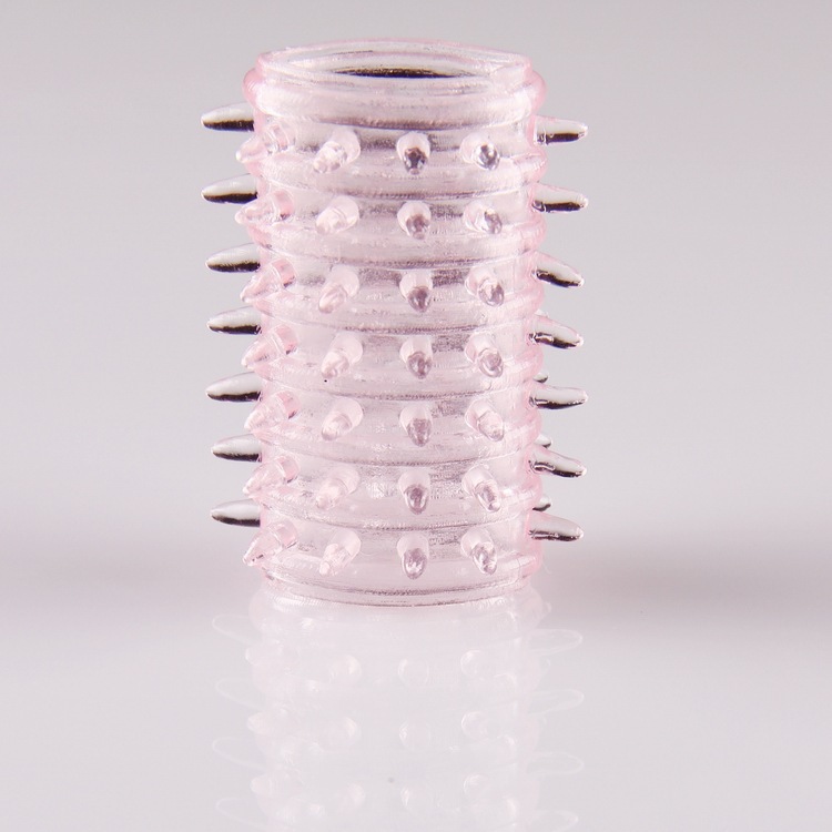 Caterpillar Crystal Delay Ring TPE Locking Sun Ring Adult Toy — detail image 34