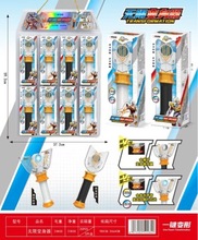 驰怡红外线激光5个头激光灯配水钻儿童卡通手表吸卡板装批发