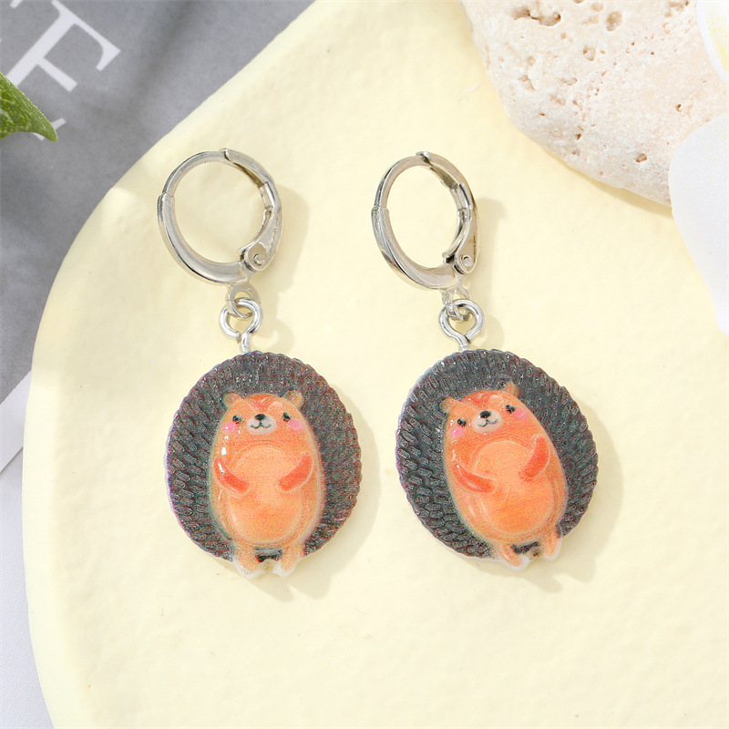 Earrings Classification Cartoon Style Fashion Animal Arylic No Inlaid Earrings
