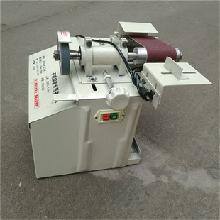 19-76 stair guardrail weighted groove machine stainless steel arc grinding machine deburring belt sander