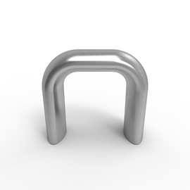 工业设备机箱机柜电柜家具柜门椭圆U形铝合金1U32mm孔距拉手把手